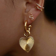 Aretes Melina Corazón