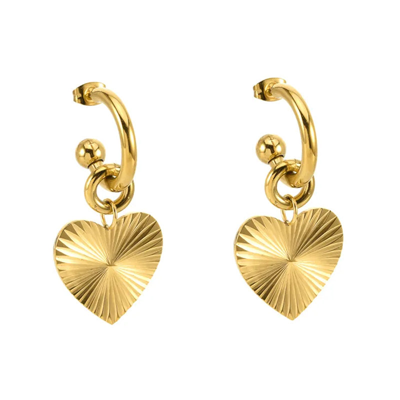 Aretes Melina Corazón